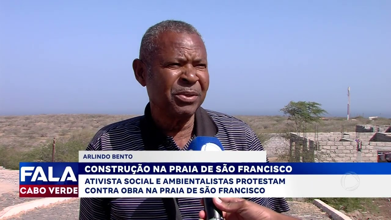 Construção na praia de São Francisco gera protesto | Fala Cabo Verde