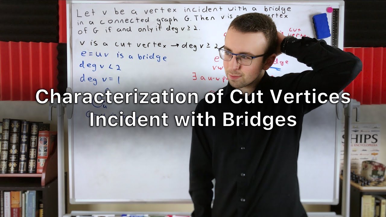 Proof on Cut Vertices Incident with Bridges | Graph Theory