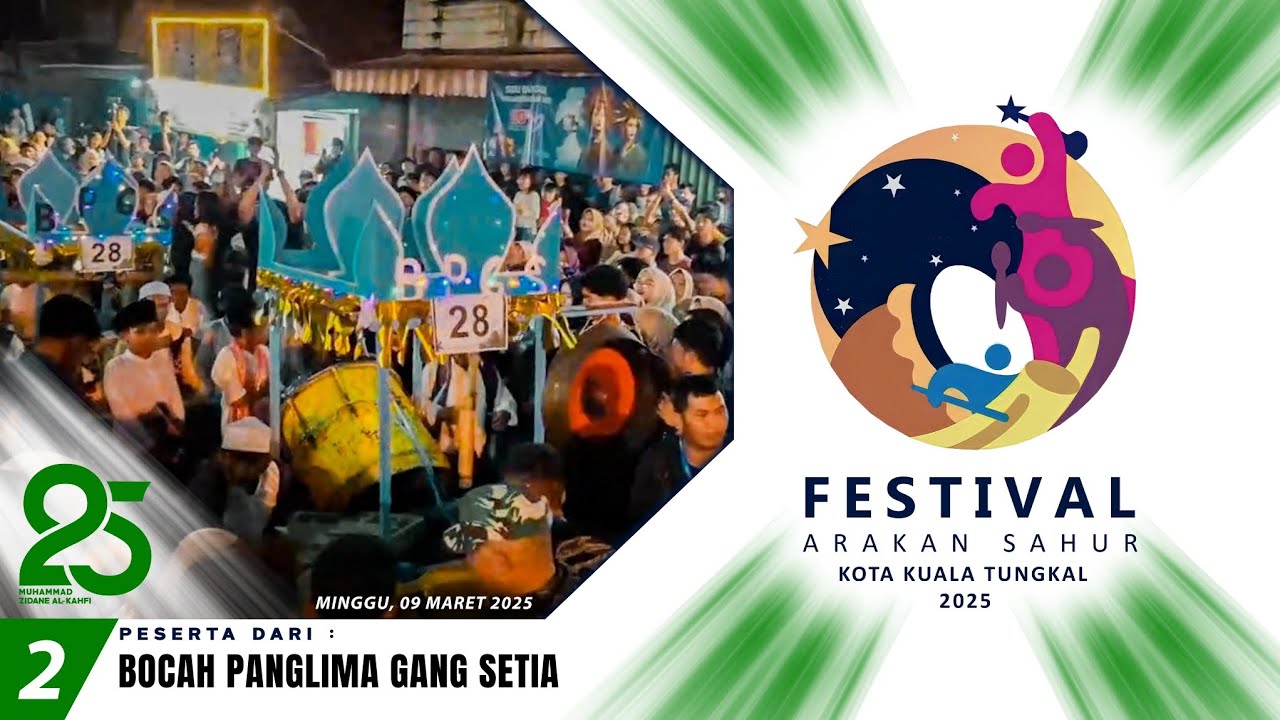 Bocah Panglima Gang Setia I 2 I Festival Arakan Sahur Kuala Tungkal, Tahun 2025