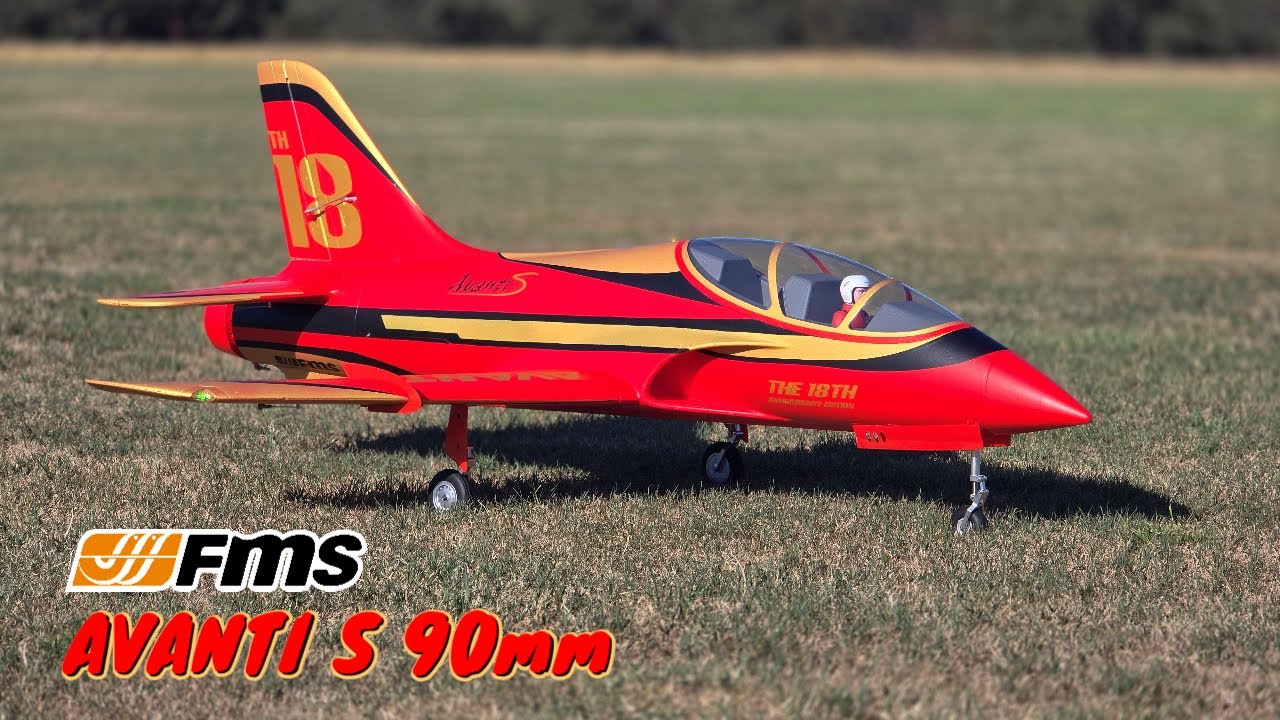 Maiden & Demo Flights: FMS Avanti S 90mm Jet with Thrust Vectoring
