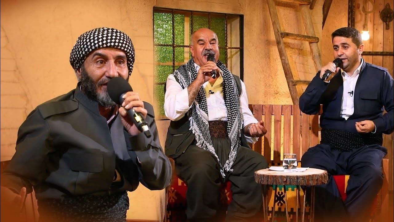 Mamosteye Mezin...Ferhad Merdê bi Delîl Mîrsaz Û Xalid Cûdî re..ماموستيه مزن