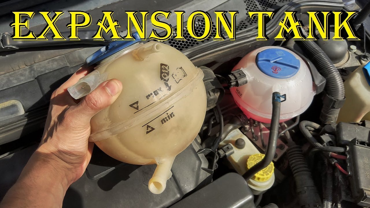 How to install replace radiator coolant/antifreeze expansion tank (Check your coolant)