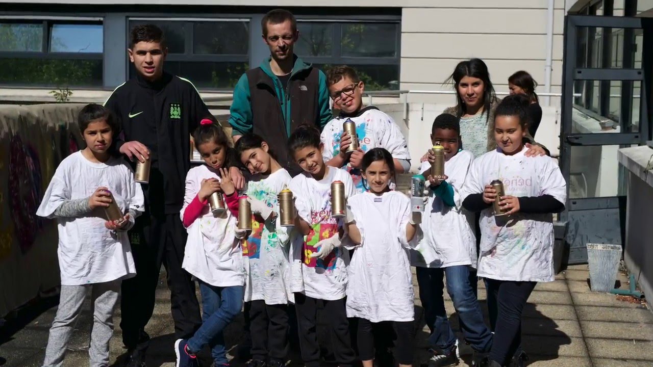 Initiation au Graffiti par INERT – Centre Social le Grand Vire