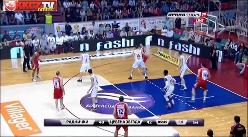 Radnički : Crvena zvezda Telekom 66:72 | Ceo meč [Superliga 11. kolo | 15.5.2013]