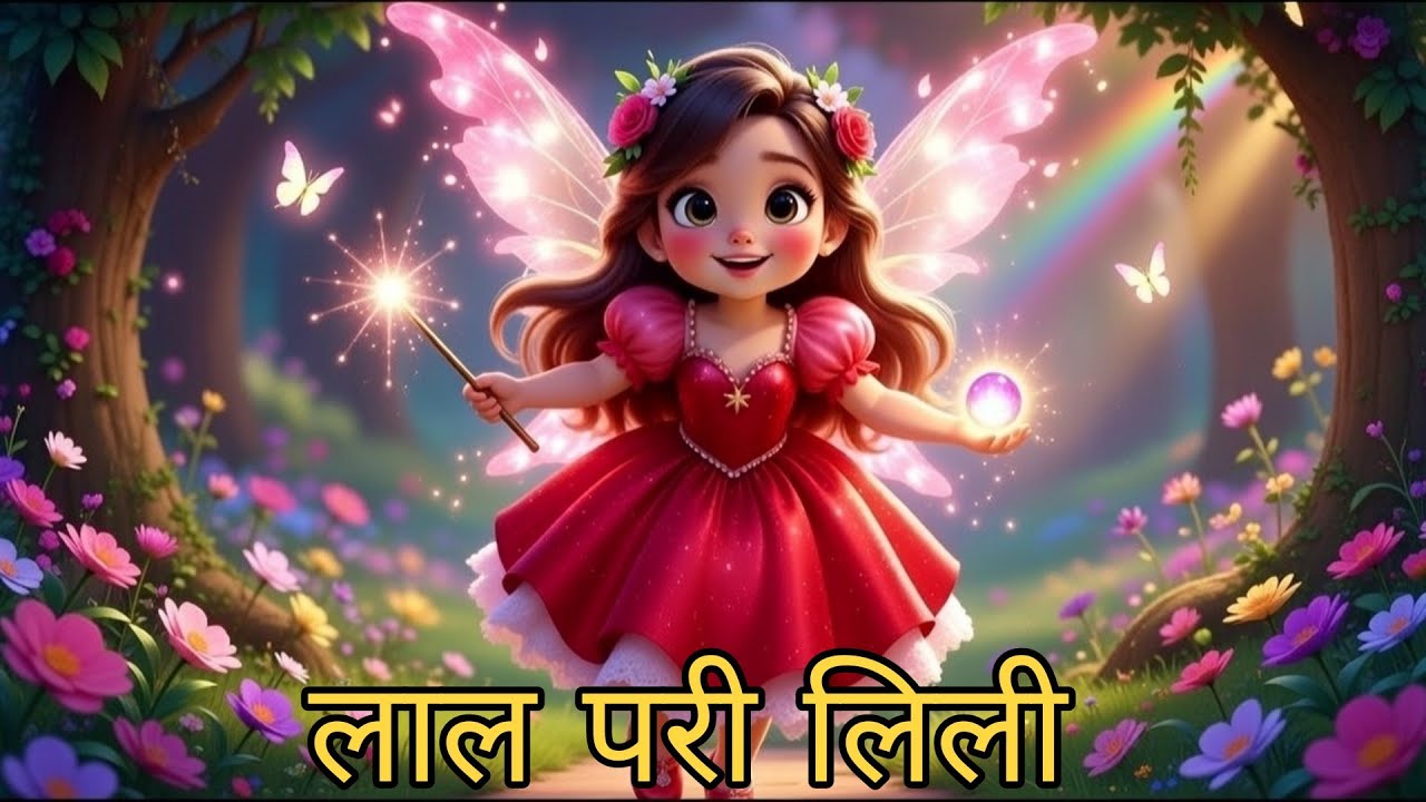 🌹 लाल परी लिली की जादुई कहानी | Magical Fairy Story in Hindi | Kids Story 🌹