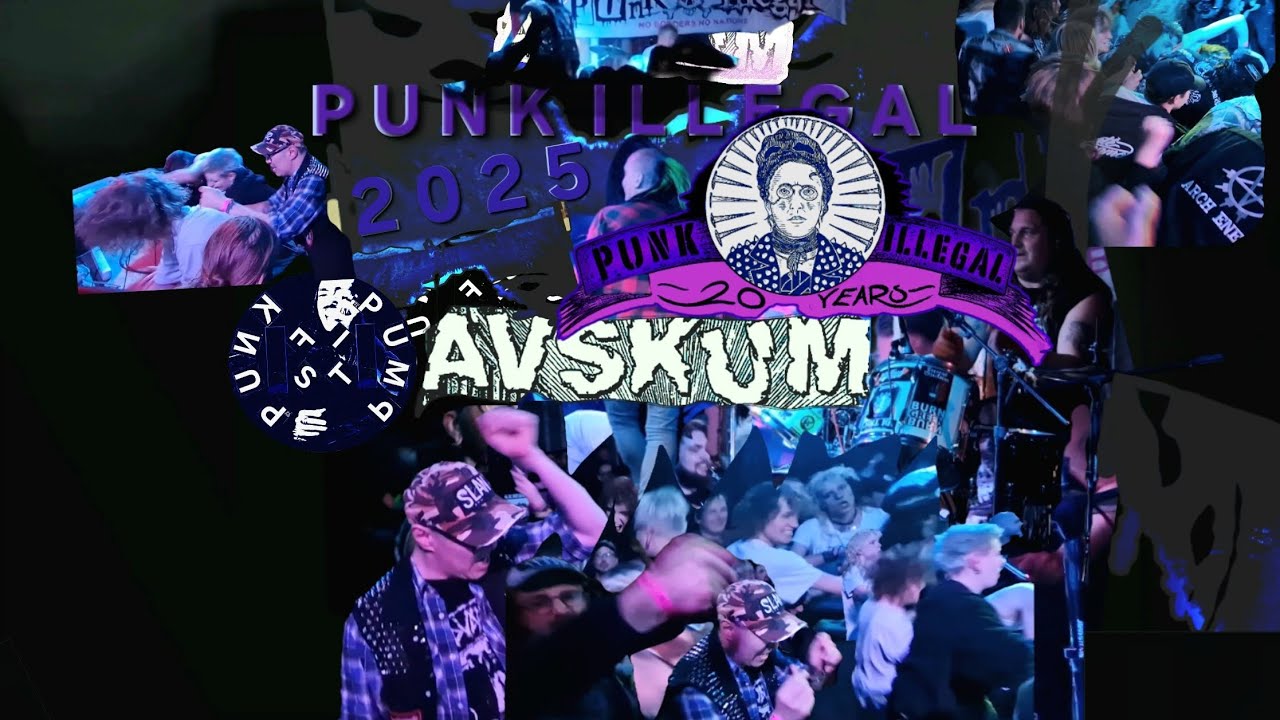 AVSKUM - 2. Live SET | Punk Illegal 2025 July 12  // Ingen Människa Är Illegal