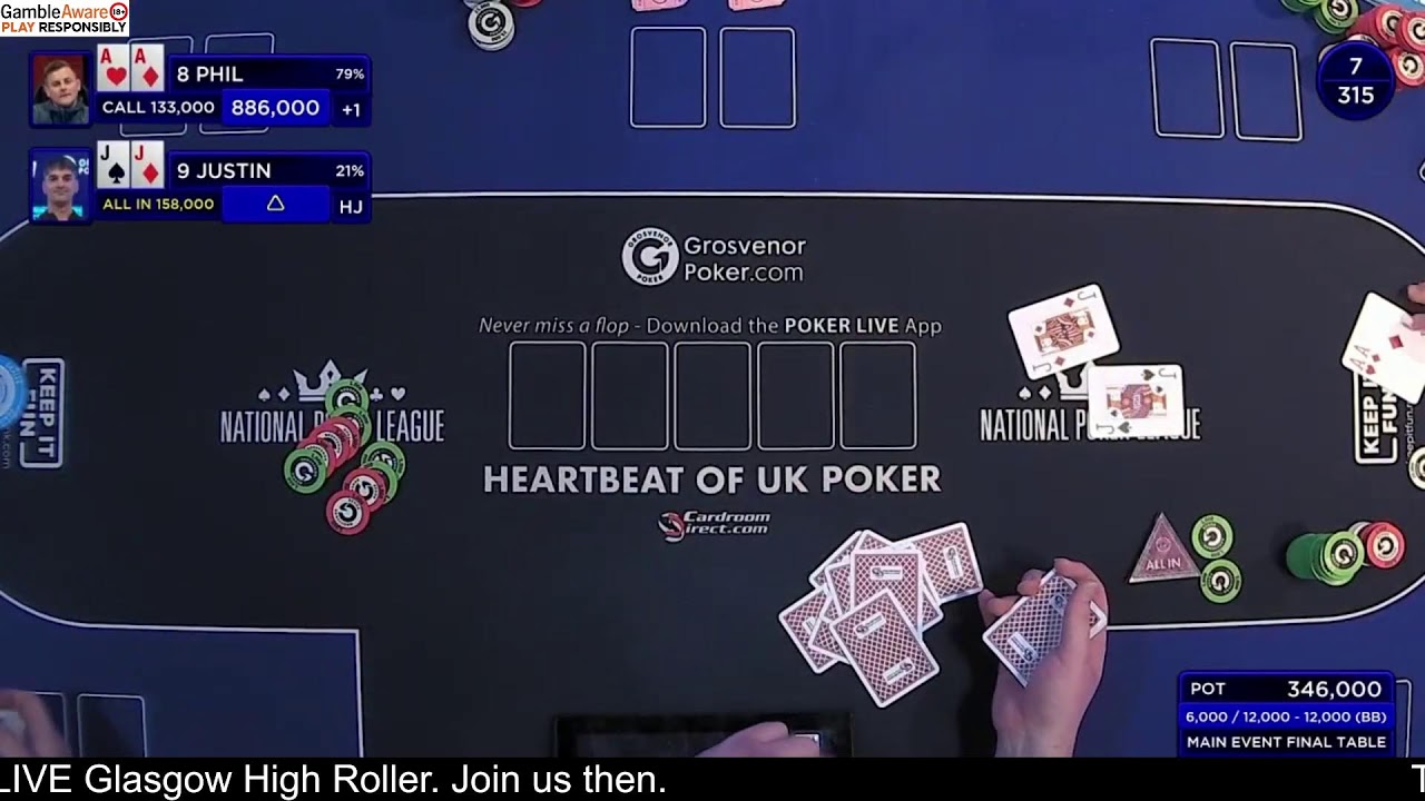 888poker LIVE Glasgow Mini Main Final