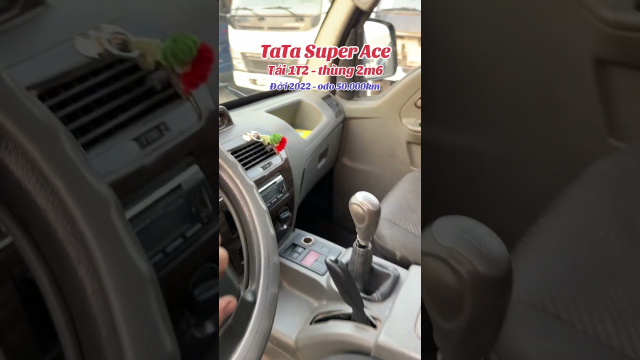 TaTa 1T2 thùng 2m6 máy dầu đời 2022 tại Bình Dương - xe rin - Giá rẻ chỉ 1xx