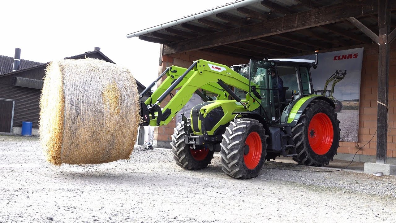 Vier nieuwe compacte Claas Axos 3 tractoren met vermogens van 92 tot 120 pk