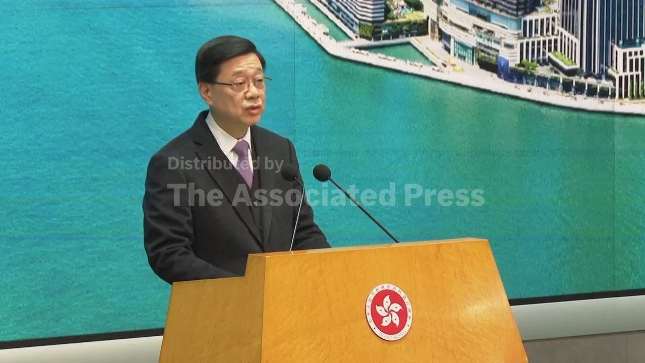 Hong Kong leader John Lee slams Jimmy Lai after he was sentenced to 20 years in prison