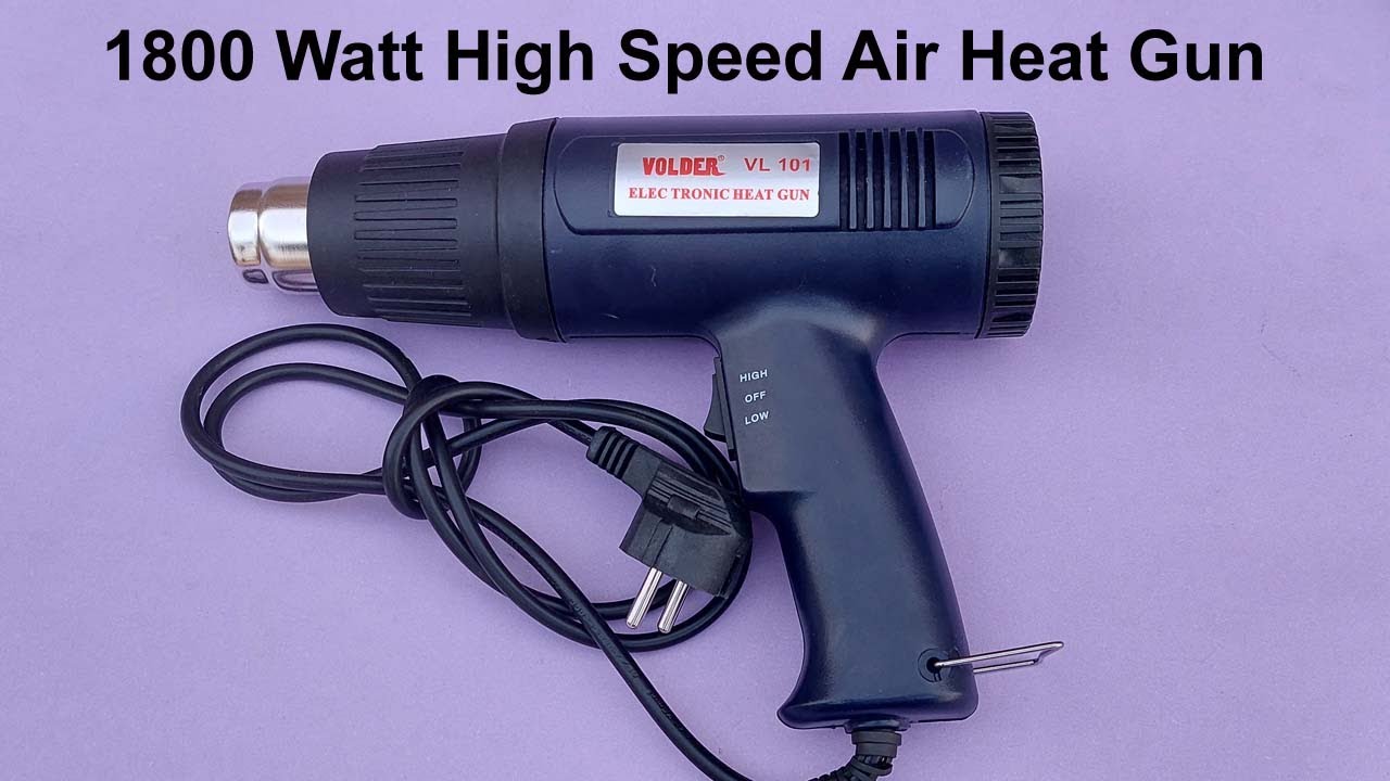 Volder vl101 heat gun unboxing and quick review | Hot air gun instant testing