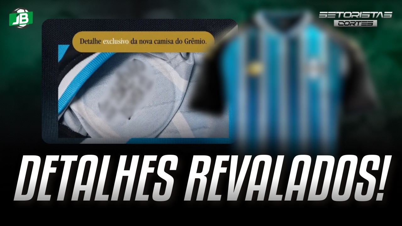 🟦 DETALHES DA NOVA CAMISA DO GRÊMIO FORAM REVELADOS!