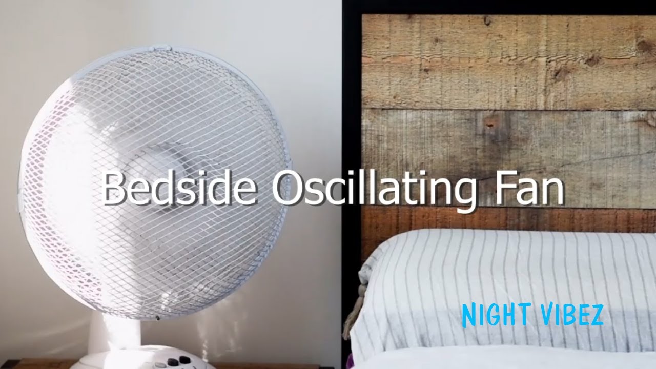*BLACK SCREEN* Oscillating Fan Fall - White Noise Fall Asleep Fast Sounds