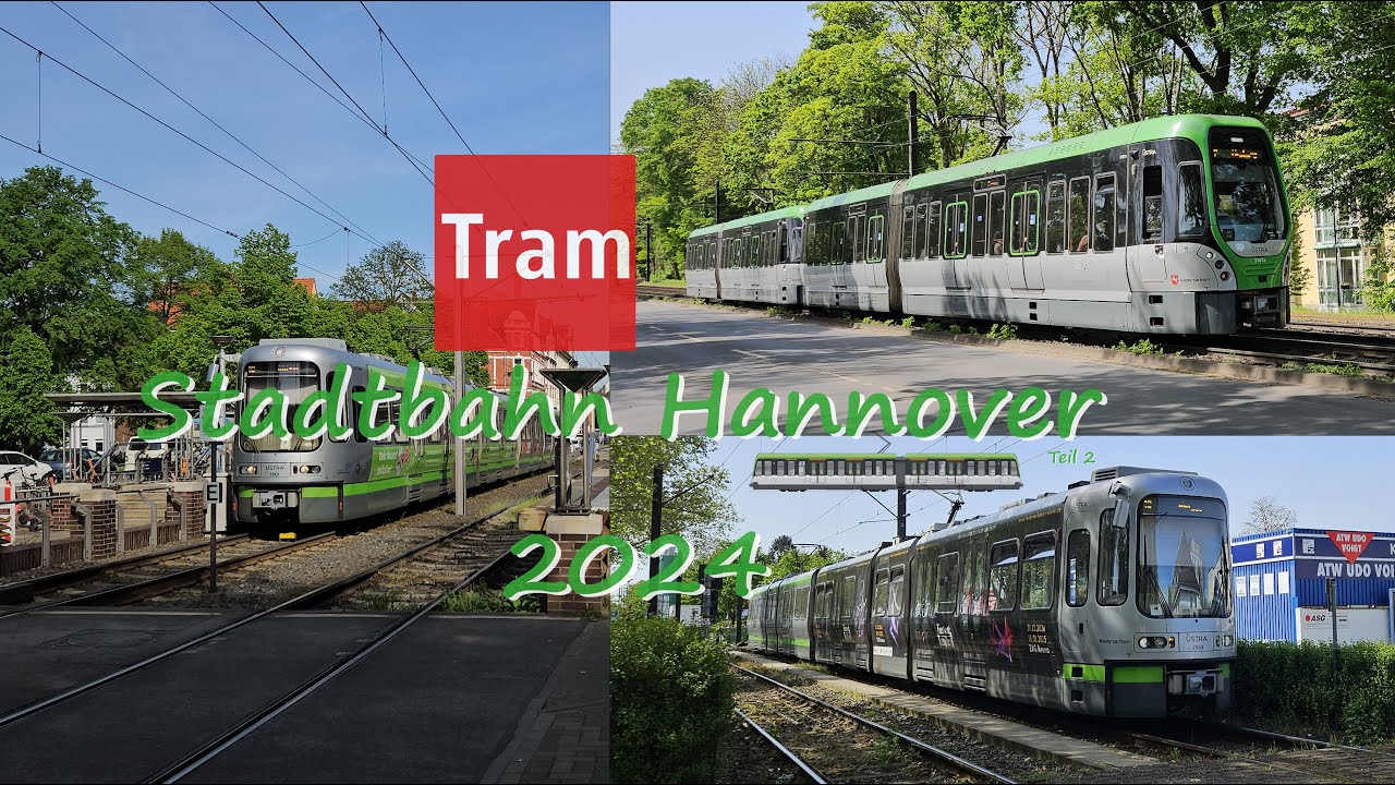 Stadtbahn Hannover 2024 | Teil 2 | 4K 60fps (UHD)