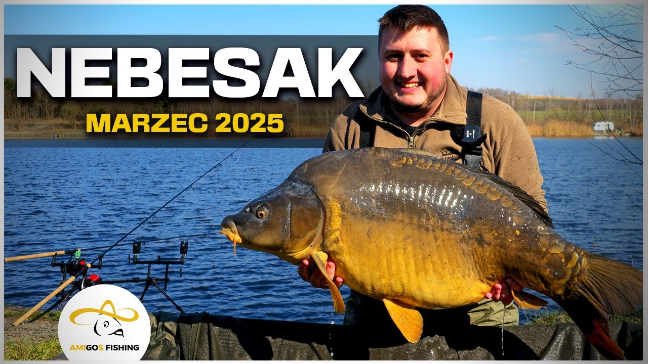 Jak łowić karpie wczesną wiosną? Karp +20kg z jeziora Nebasak w Czechach!