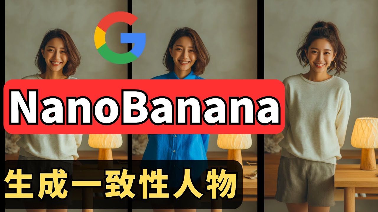 【AI生图神器NanoBanana】地表最强AI绘图模型｜人物一致性秒杀所有AI，附5种免费使用方法