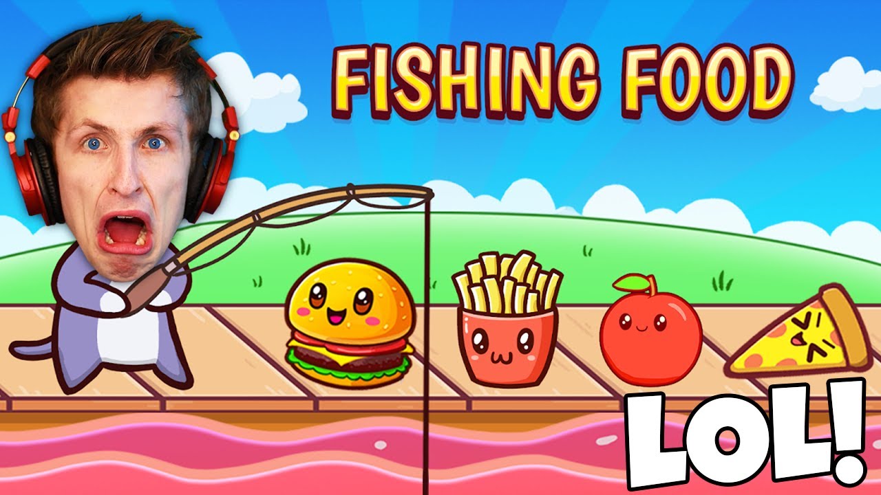 The FUNNIEST Game I've EVER Played?! (Fishing Food)