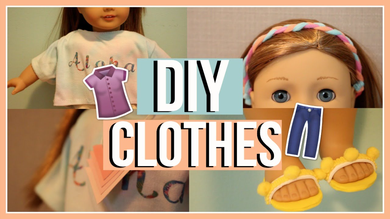 DIY SUMMER CLOTHES | Diy American Girl Doll Tumblr Clothing