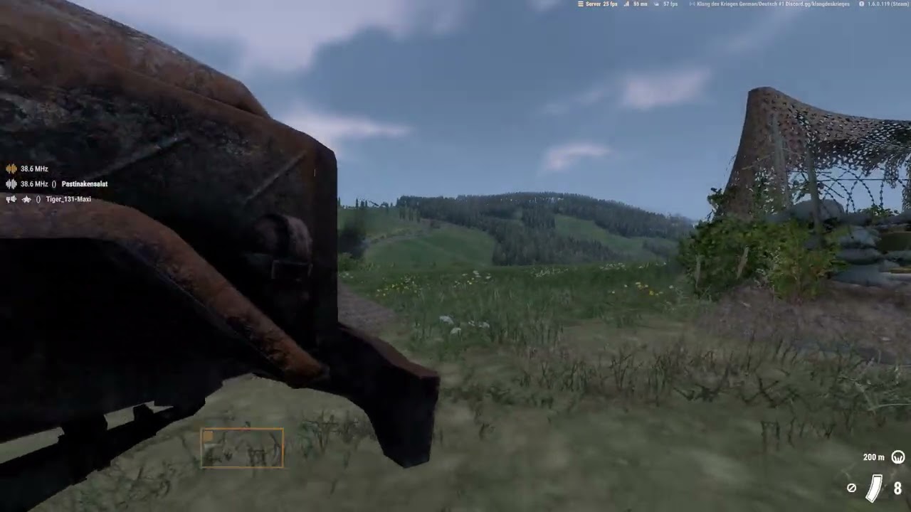 Straßensperre nach Morten