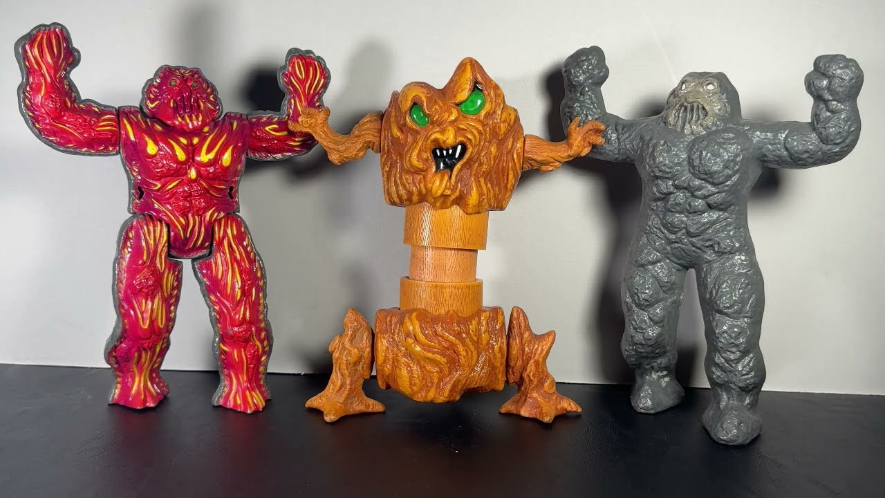 Redlen and Magnokor Inhumanoids Vintage Action Figures by Hasbro 1986 - A Spotlight