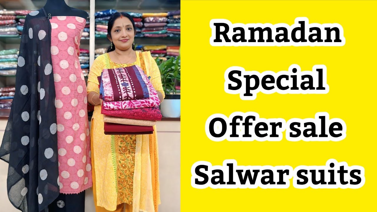 Ramadan | Offer sale | Salwar materials | @noblelady 