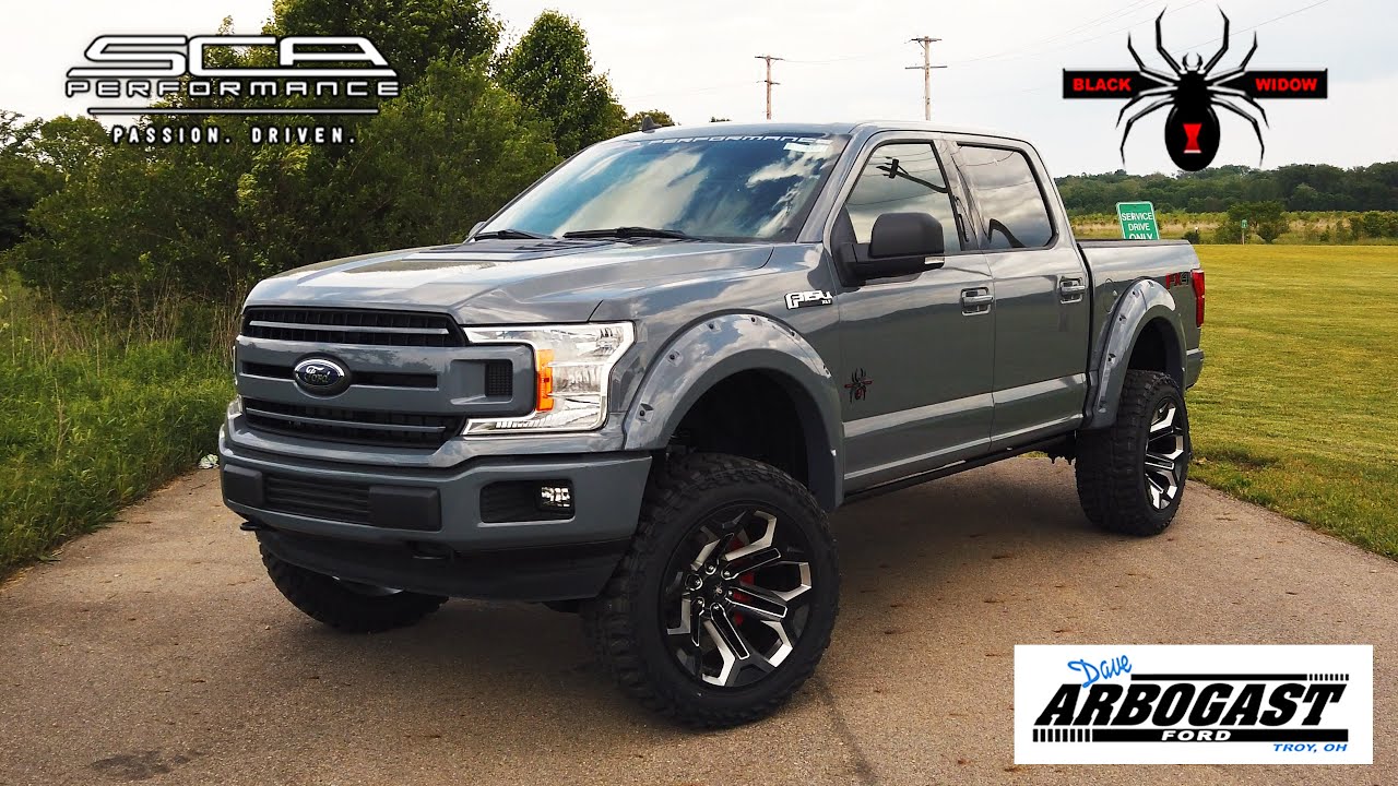 New 2020 Ford F-150 SCA Performance Black Widow Lifted Truck XLT | Dave Arbogast 5373T