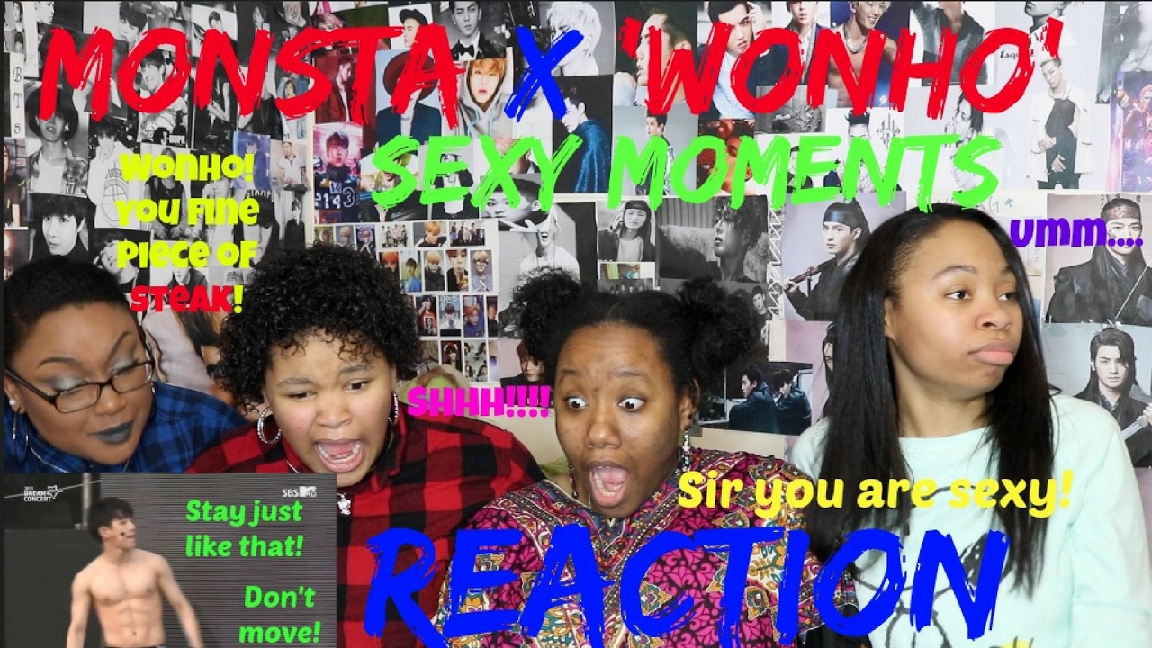 Monsta X - Wonho Sexy Moments REACTION