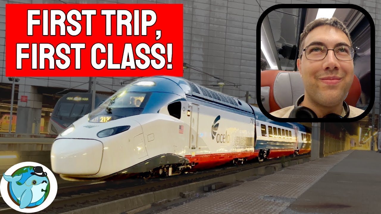 I Rode Amtrak's First New Acela - In First Class!