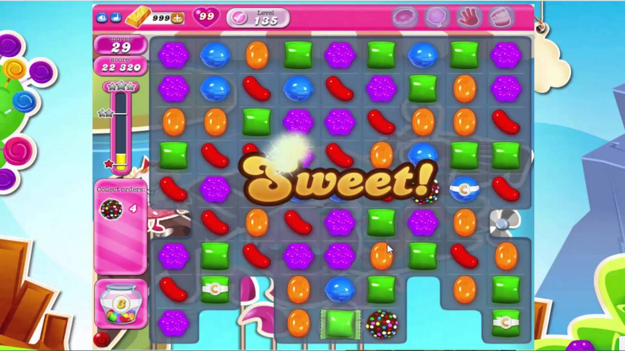 Candy Crush Saga level 135