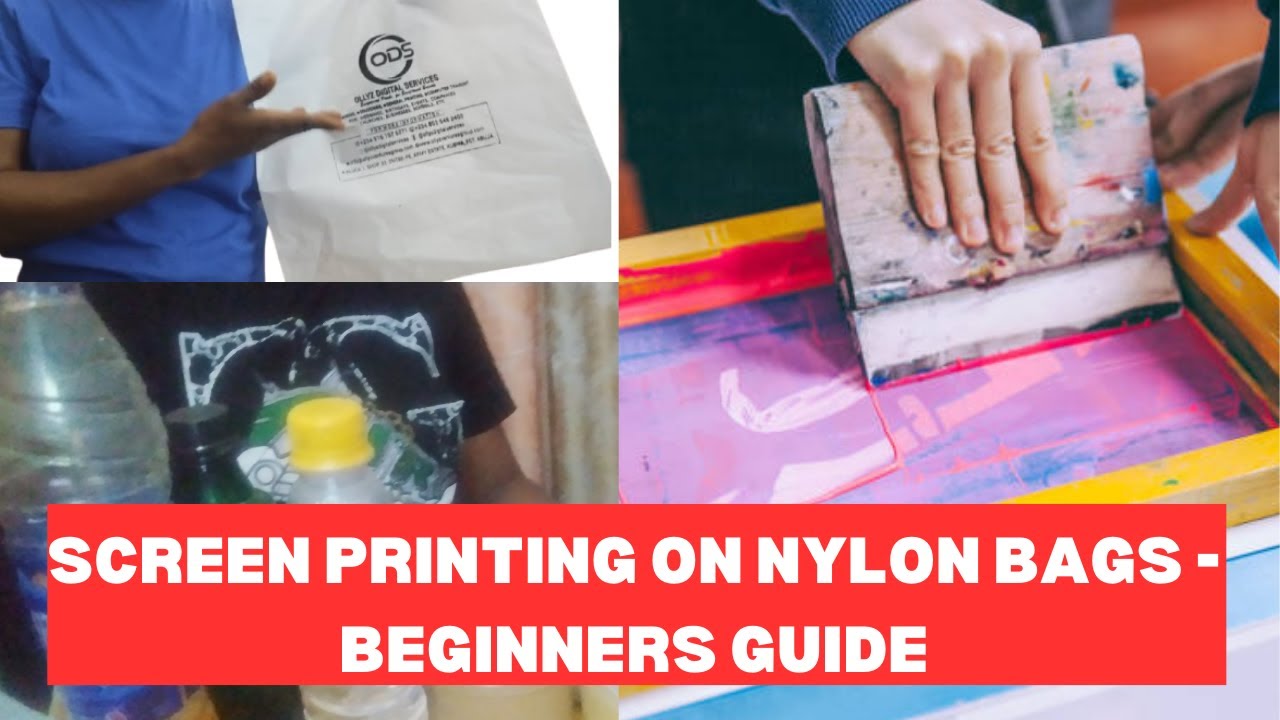 SCREEN PRINTING NYLON BAGS, BEGINNER'S GUIDE |#printing , #smallbusiness, #graphicdesign