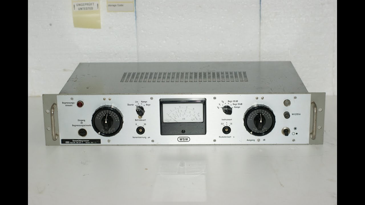 WSW Dynamikbegrenzer Limiter: Cleaning & a brief look inside, BEB #70