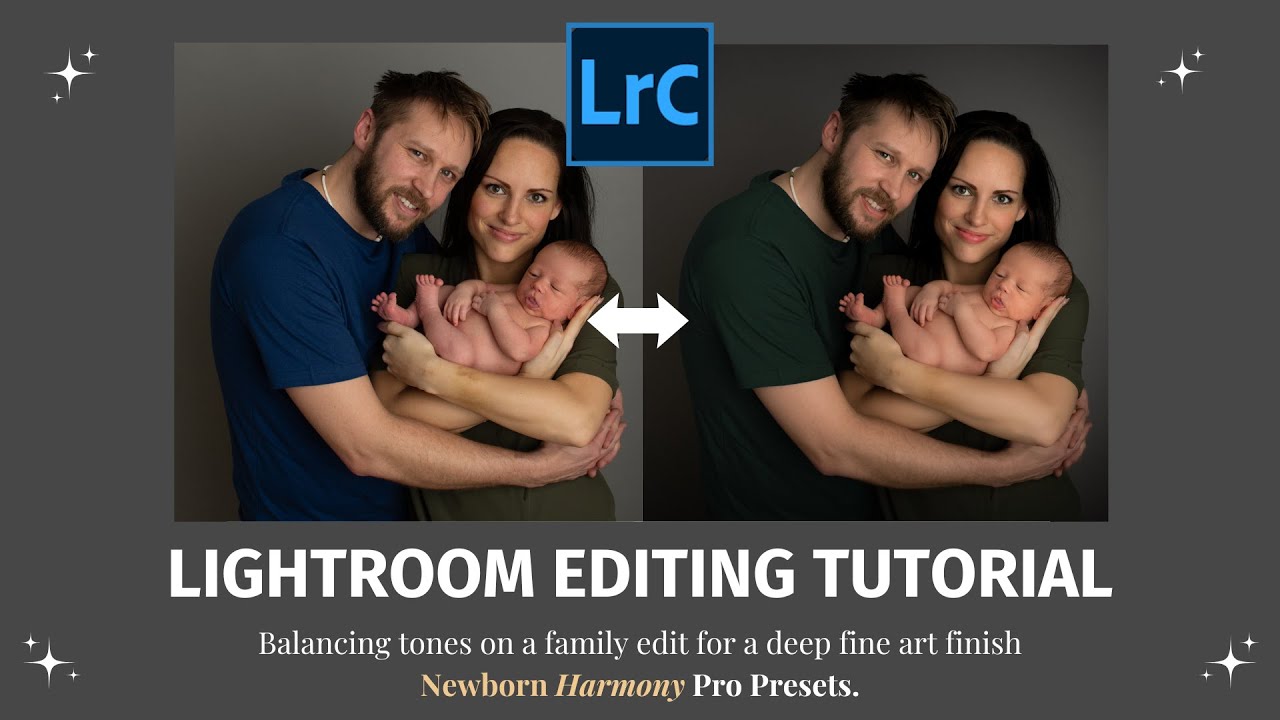 Учебное пособие по Lightroom: редактирование фотографий семьи и ребенка, как сгладить кожу и подо...