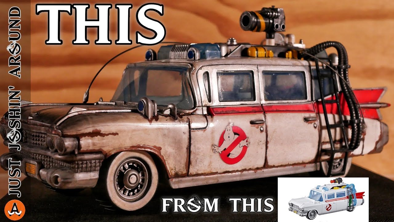 Машинка Ecto 1 из Ghostbusters Afterlife // Игрушечные коллекционные аксессуары // Просто повесел...