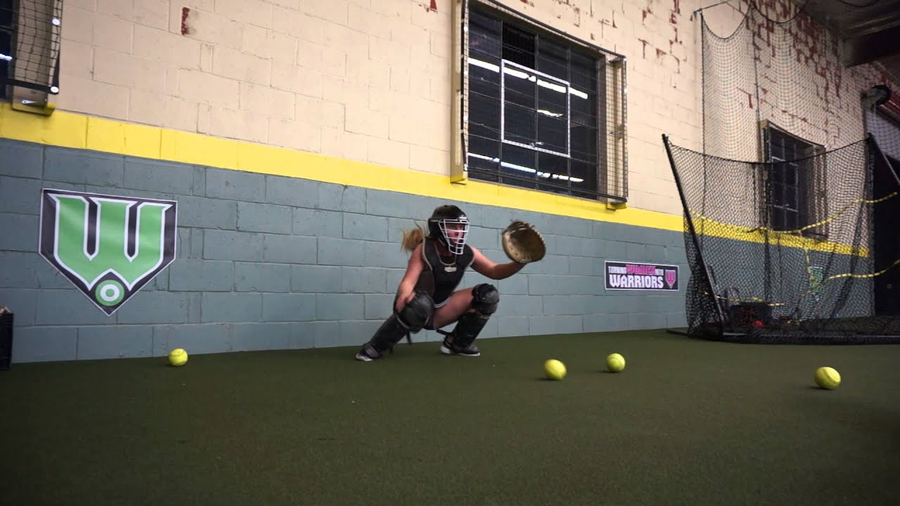 Jen Schro Catching: 3 ball block