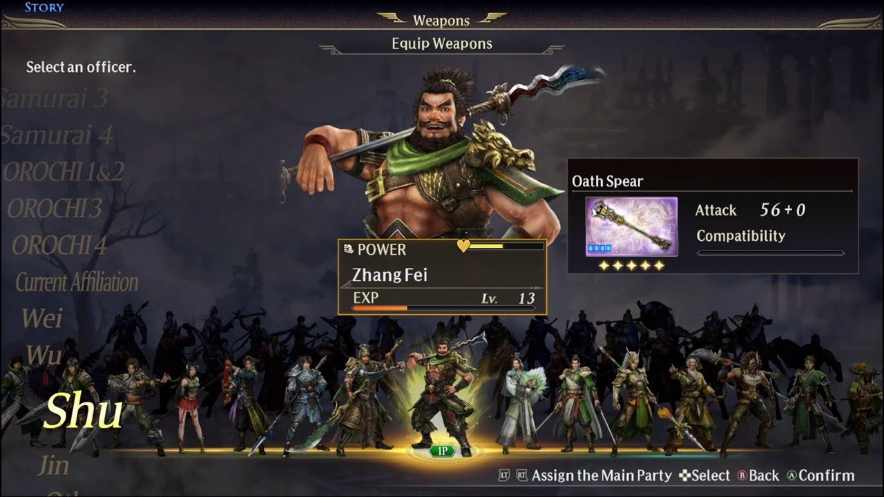 Warriors Orochi 4 Ultimate : Zhang Fei Unique Weapon (Oath Spear) [ซับไทย]
