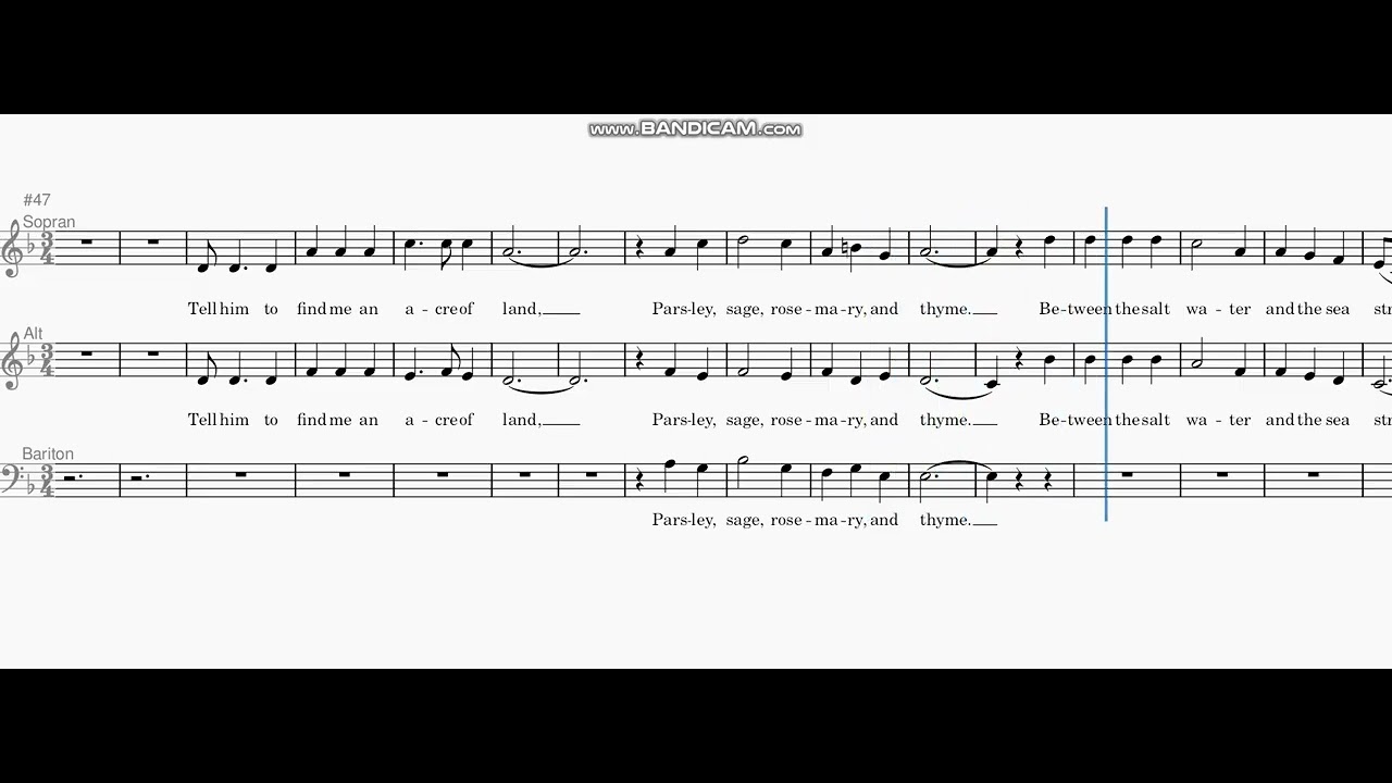 Scarborough Fair   Sopran