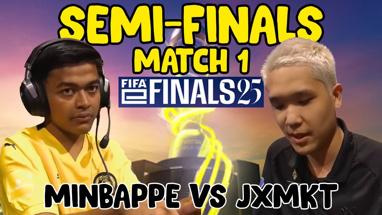 SEMI-FINALS MATCH FIFAE WORLD CUP 2025 ! MINBAPPE BERJUMPA DENGAN JXMKT LAGI ? MATCH 1