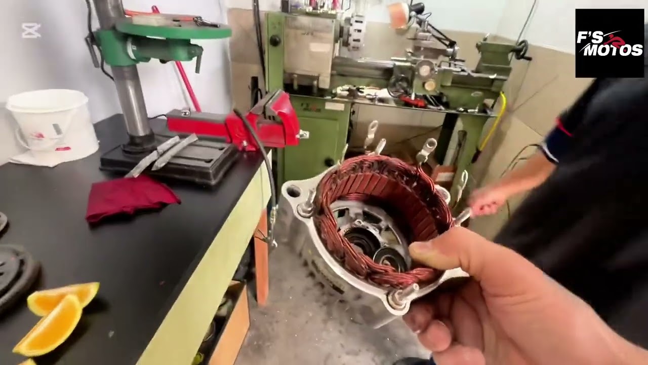 Alternador triumph Tiger 1200 - serviço de recondicionamento .