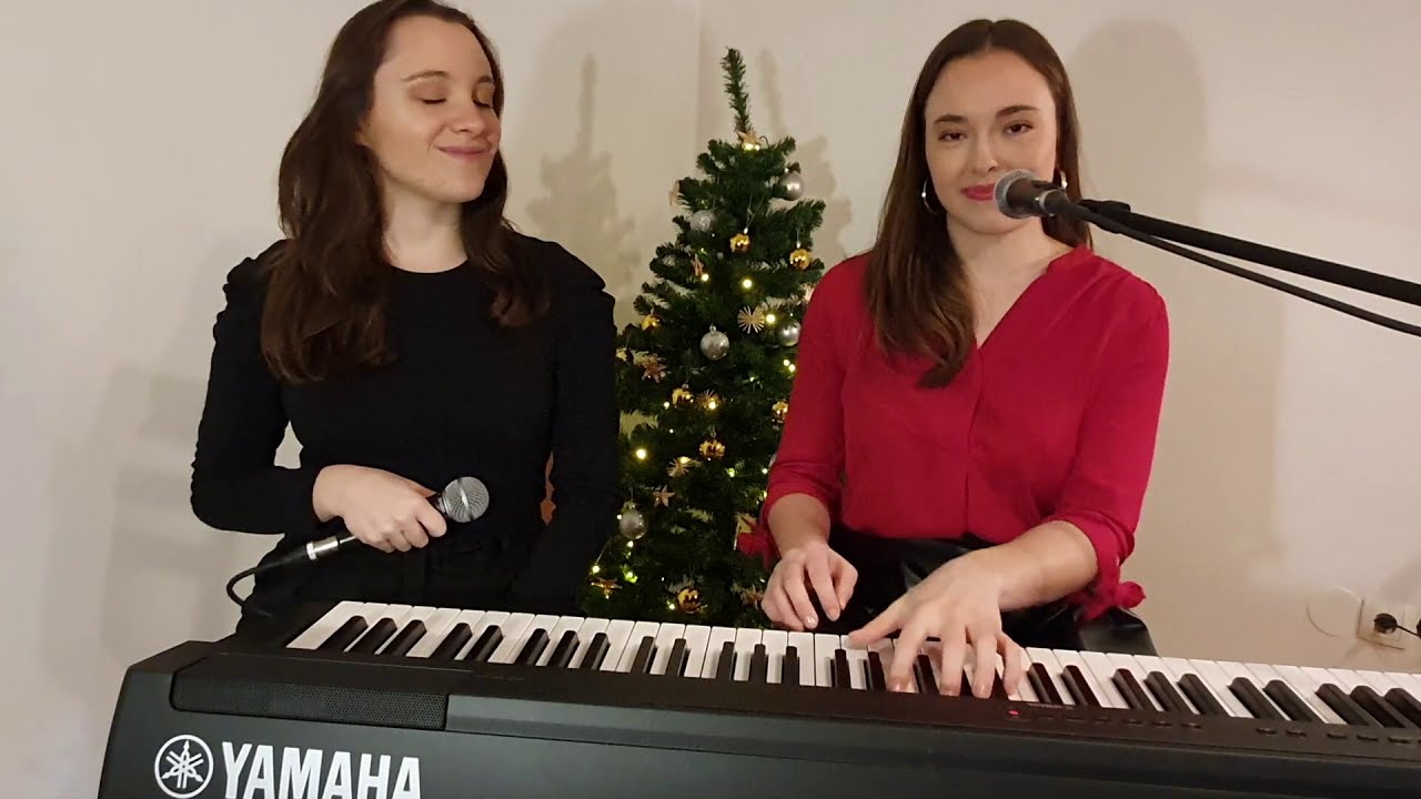 CEL SVET IMAŠ NA DLANI - Čuki (Cover Manca & Monika, vokalni duet s klavirjem)