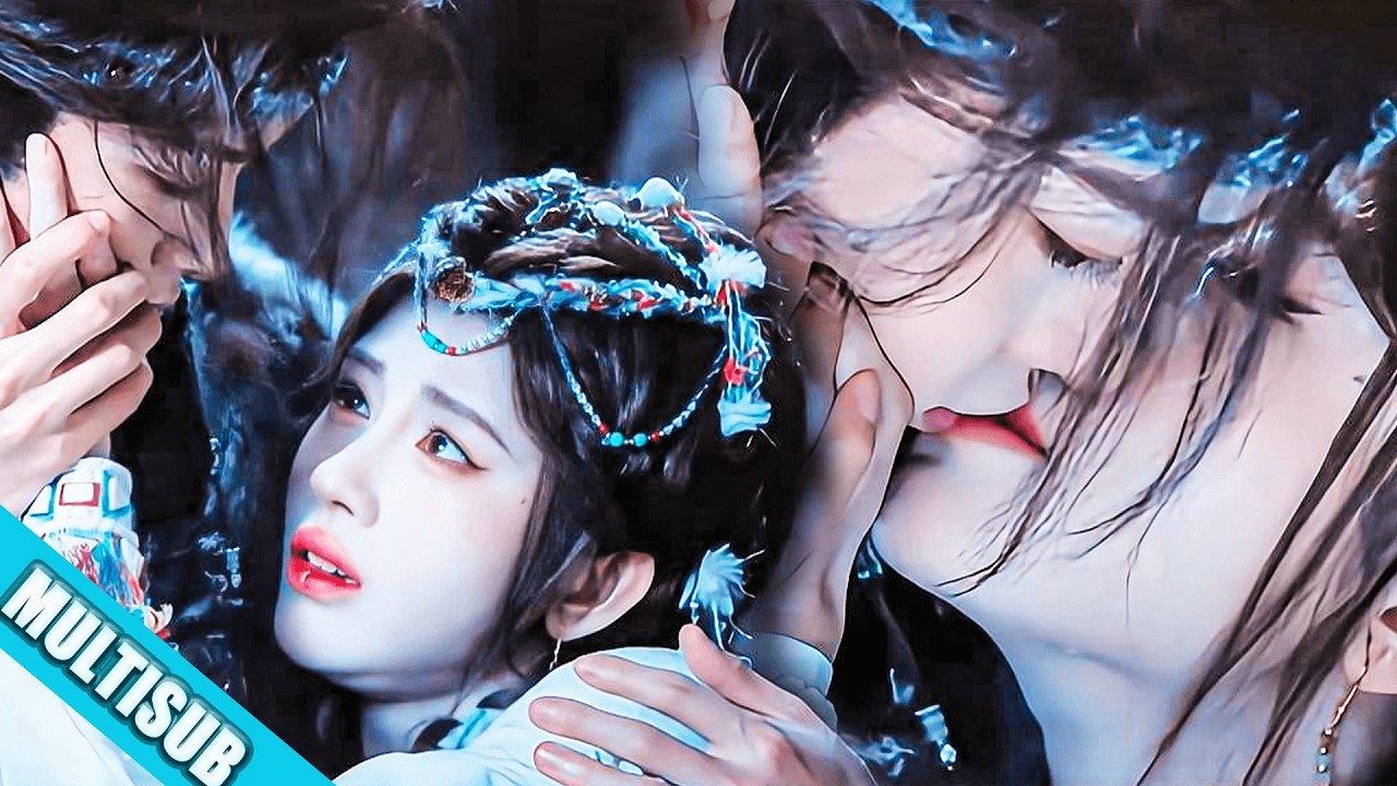 灰姑娘捨命救魔王，誰料瀕死一吻觸發封印，魔王瞬間覺醒逆轉生死！ 🔥💘#cdrama  #月鳞绮纪  #veilofshadows #鞠婧祎 #陈都灵 #曾舜晞 #田嘉瑞