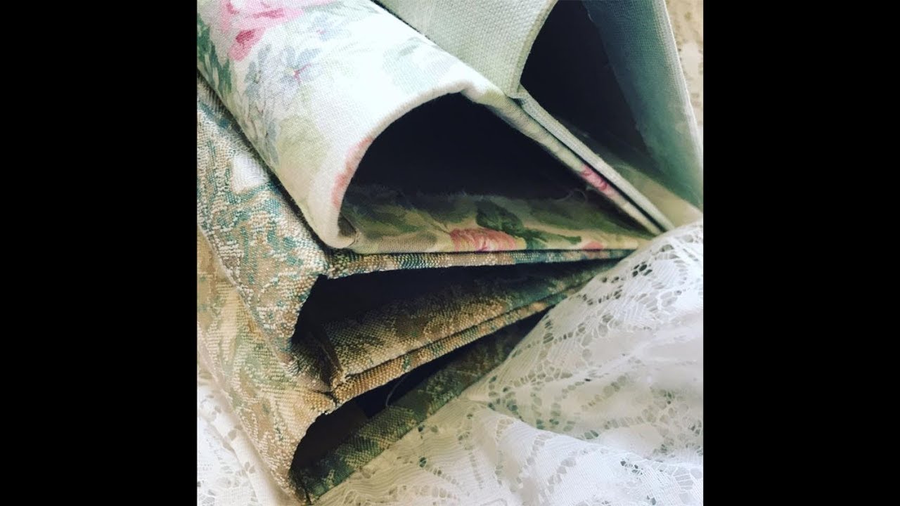 Junk Journal Curved spine process video part 1
