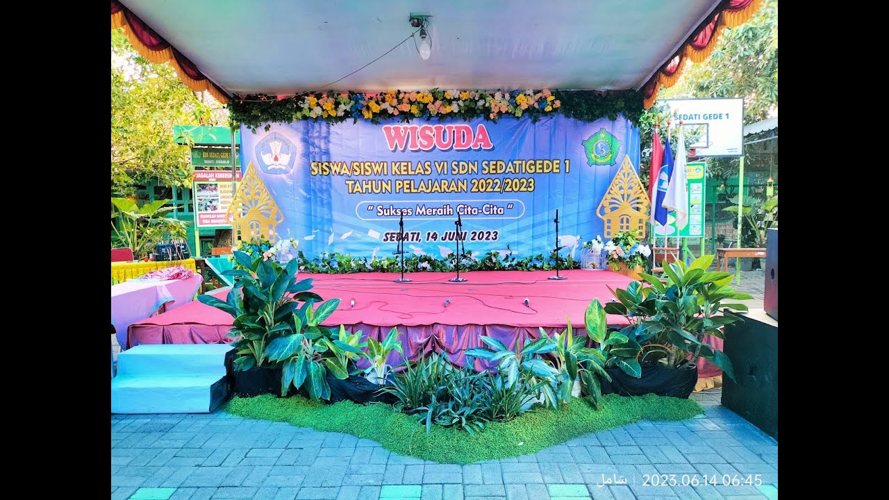 WISUDA SISWA KELAS 6 SDN SEDATIGEDE 1 TAHUN PELAJARAN 2022-2023