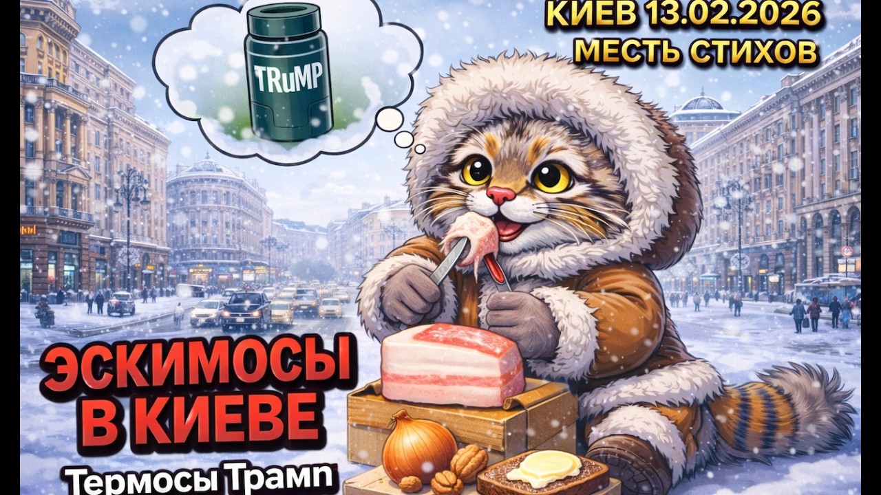 Киев 2026. УЖАС в Киеве ЭСКИМОСЫ? Термосы Трамп! 