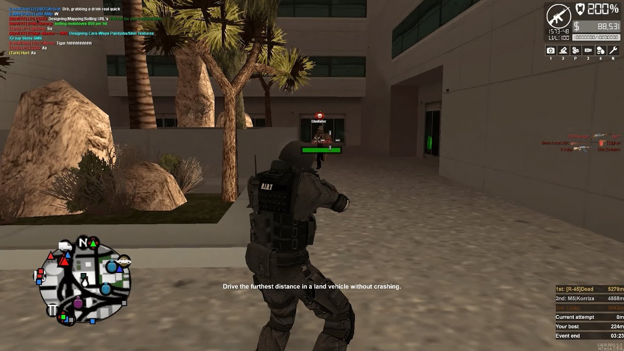 MTA SA (GTA San Andreas Online) Arrest Compilation - SAUR - HD