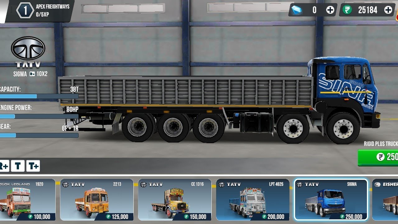 New indian real truck game experience so Level 1 ready #trending #truckdriver #trucksimulato