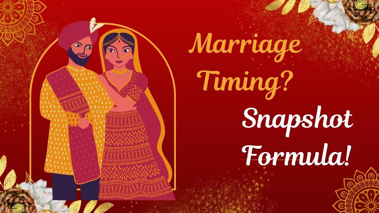 Snapshot Method to Predict Marriage | Accurate Marriage Timing Secrets | Vedic Astrology