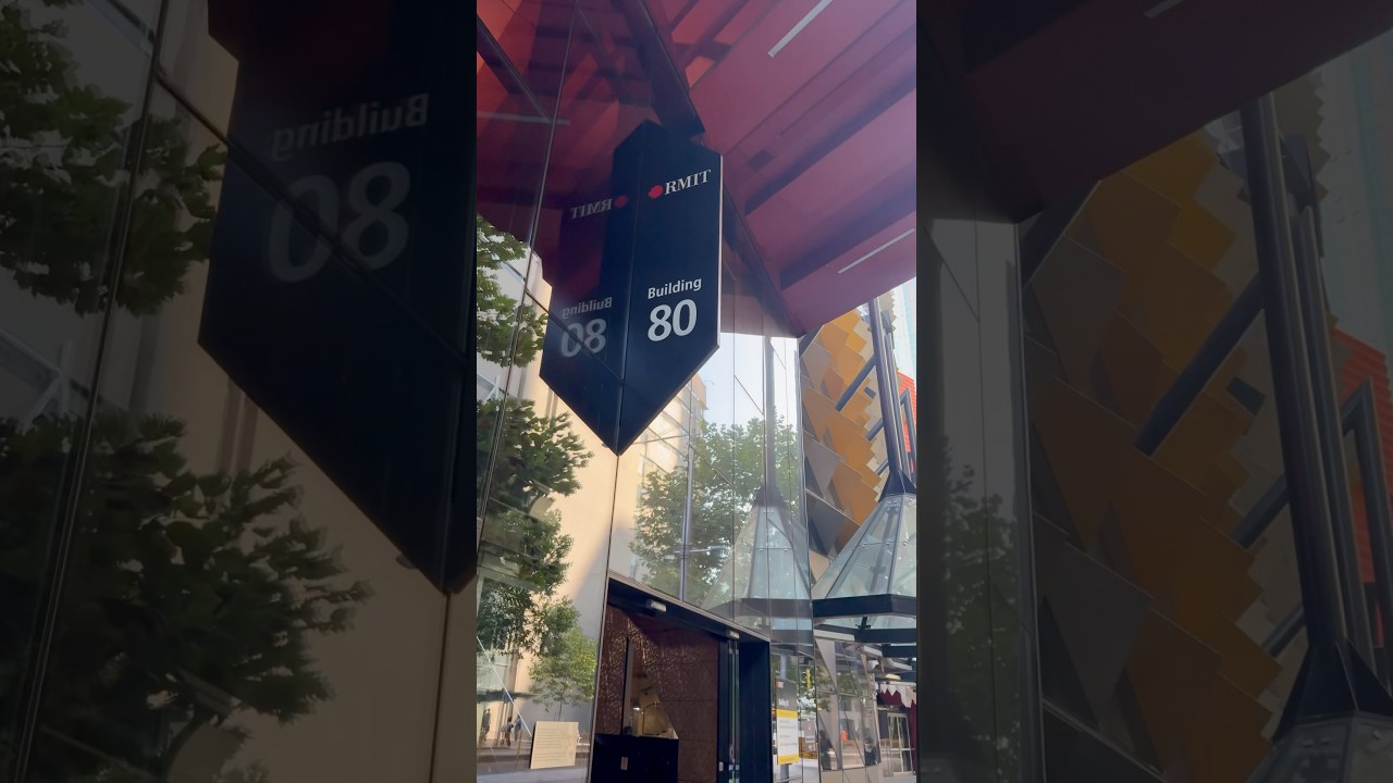 RMIT University City Campus Building 80 #rmituniversity #rmit #melbourne #australia #cbd #students
