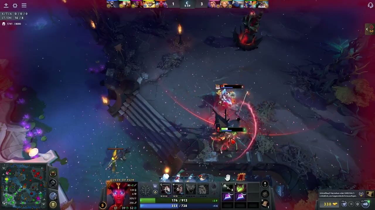 Dota 2: QOP Live Gameplay (2) [GER]