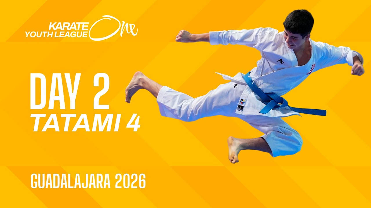 LIVE 🔴 Karate One Youth League Guadalajara 2026 | Day 2 - Tatami 4