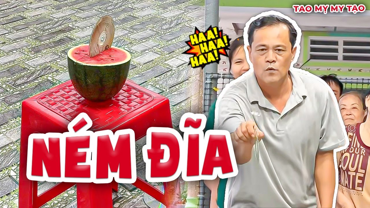 Trò Chơi Ném Đĩa Trúng Dưa Hấu Vui Nhộn | Tao Mỵ My Tạo